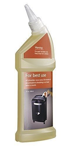 Bonsaii Paper Shredder Lubricant Bottled Oil, 12 oz. / 400ml