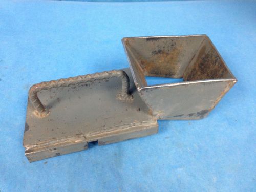 Soils lab custom made steel funnel cover 3&#034; x 3&#034; for sale