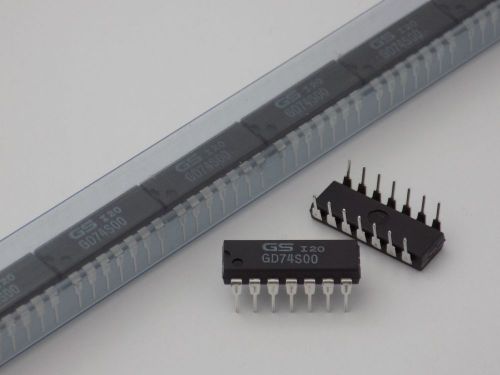 25x goldstar gd74s00 - quad 2-input nand gate - ic 74s00 pdip-14 for sale