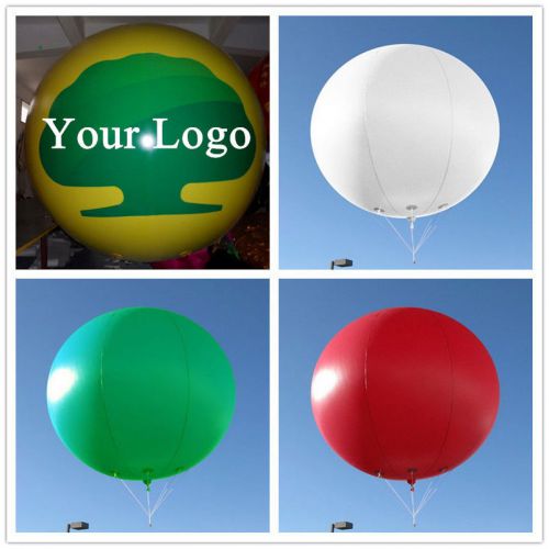 7.5ft/2.3m giant inflatable advertising round balloon/helium balloon/your logo for sale