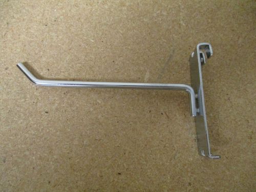 NEW LOT OF 50 GRIDWALL GRID HOOKS 6&#034; CHROME! FREE SHIPPING!