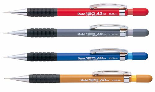 Pentel120 A3 Automatic Mechanical Pencil 0.3, 0.5, 0.7, 0.9mm One SET
