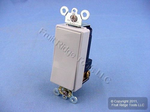 10 leviton gray commercial decora rocker wall light switches 5691-2gy for sale