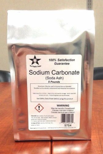 Sodium Carbonate (Soda Ash, Washing Soda) 5 Lb Pack