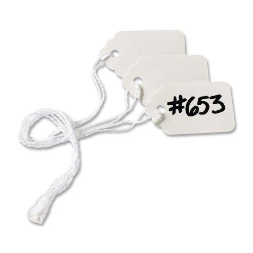 Avery white marking tags, strung, 3.25 x 1.9-inches, pack of 1000 (12200) for sale