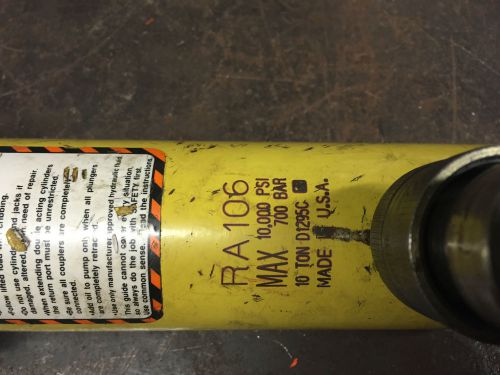ENERPAC RA106 Cylinder, 10 tons, 6in. Stroke