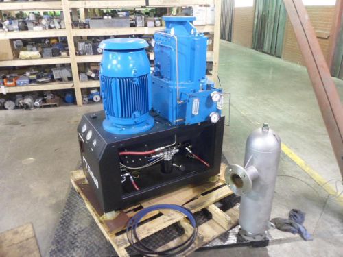 Tuthill vacuum pump system #64733j model:ds425p1-m4a6s sn:304959r1 weg 15hp used for sale