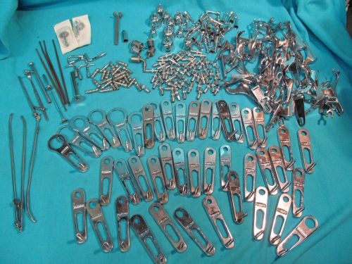 HUGE LOT OF GOMCO CIRCUMCISION CLAMP PARTS &amp; SKLAR METAL CATHERERS PLUS MORE