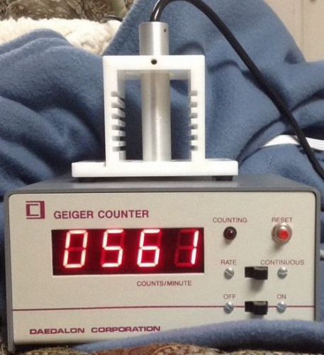 Geiger counter, rate monitor, calibrated absorber stand, with gamma probe for sale