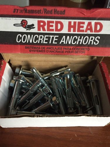 ITW Ramset Red Head Brands Concrete Anchoring System 25pc 1/2&#034; X 3&#034; #11283