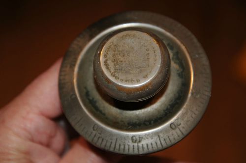 1860 Sargent &amp; Greenleaf Safe Combination Lock Chrome Dial Locksmiths Dial Safe