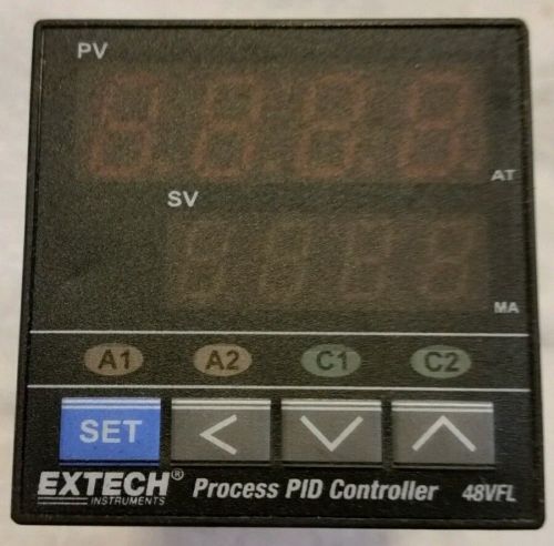 Extech 48vfl11 1/16 din temperature pid controller with one relay output for sale