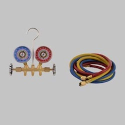 R410a, r22, r407c  2 valve manifold gauge set for sale