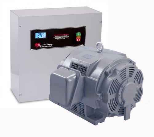 Rotary phase converter - 15 hp - cnc grade, industrial grade pc15pl for sale