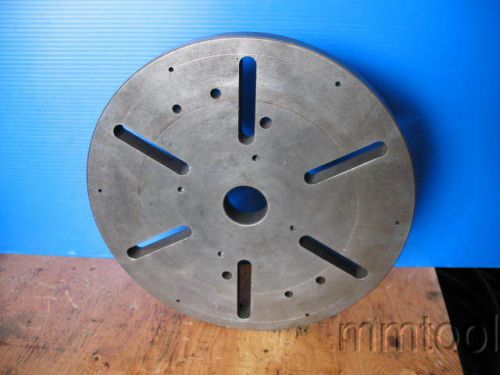 14&#034; D1-4 LATHE MOUNT FACE PLATE