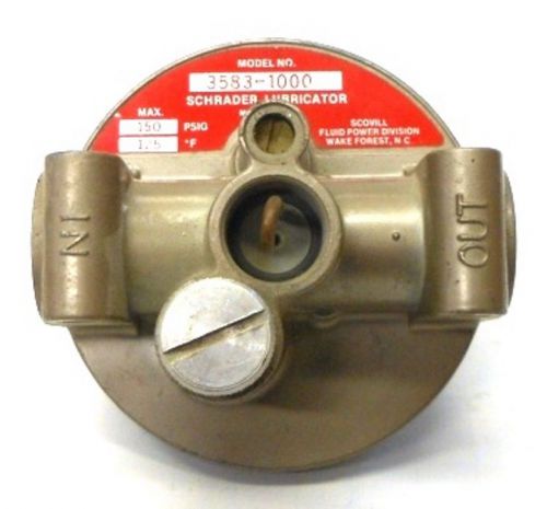 SCHRADER BELLOWS SCOVILL LUBRICATOR **BOTTOM ONLY** FOR 3583-1000 MISSING PART