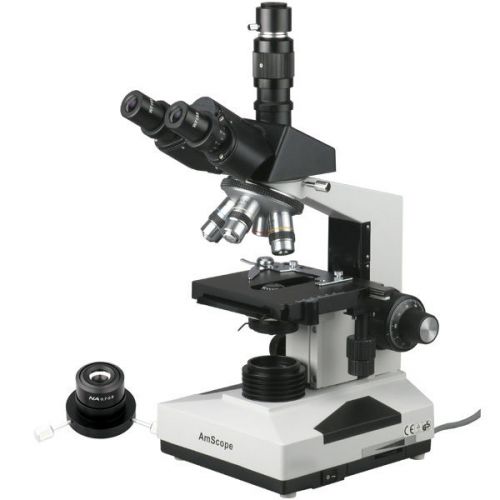 40x-2000x trinocular darkfield compound microscope with 30w halogen light for sale