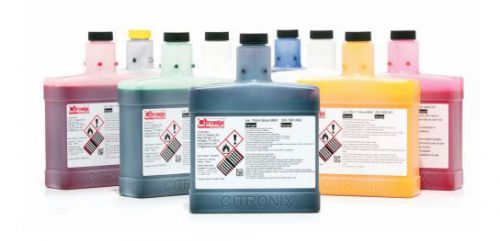 Citronix Ink Black MEK, New Case of 6 Bottles, 750ml each CIJ Coder Dater Inkjet