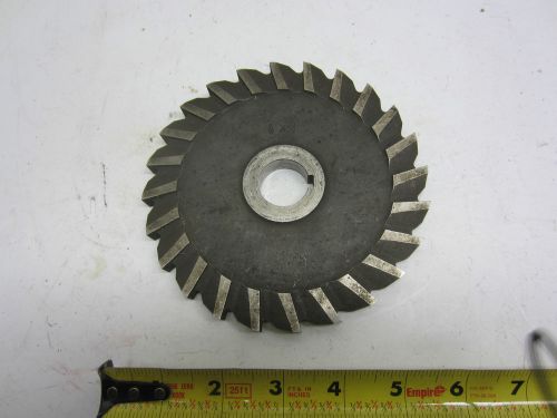 P and W 6 x 1/2 x 1 HSS Side Milling Cutter Slitting Saw HS
