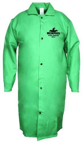 MCR Safety 39045XL 45-Inch Flame Resistant Cotton Fabric Welding Jacket with