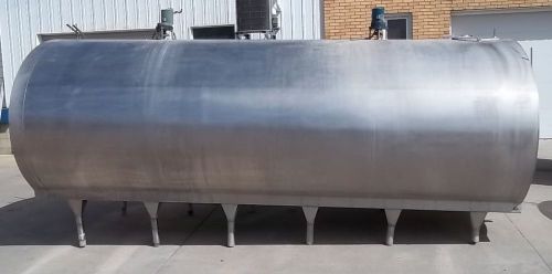 MUELLER 4000 Model OH Stainless Steel Bulk Milk Cooling Farm Tank