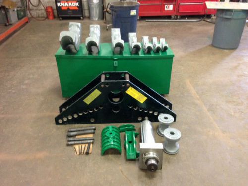 Used greenlee 885 conduit bender 1-1/4&#034; thu 4&#034; 5&#034; segment for sale
