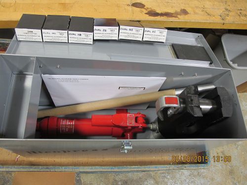 Nicopress 635 Manual Hydraulic Tool With Dies &amp; Cutter $5,899.00 VALUE NEW  ##