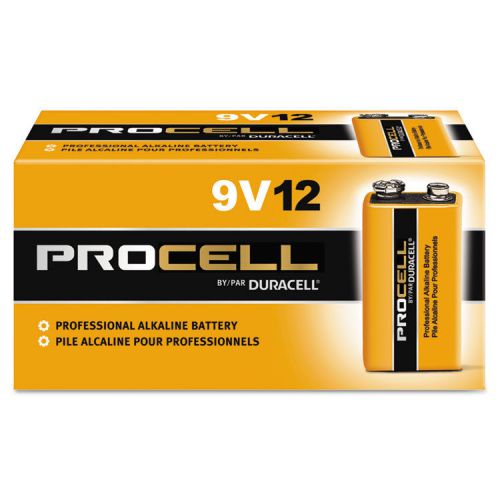 &#034;Duracell Procell Alkaline Batteries, 9v, 12/box&#034;