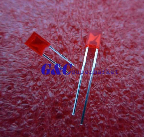 1000PCS 2x3x4mm Rectangle LED Red Colour Red Light Emitting Diode Good quality