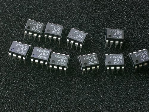 [10 pcs] JRC NJM2082DD  improved version NJM082D DUAL J-FET  OP AMP DIP8