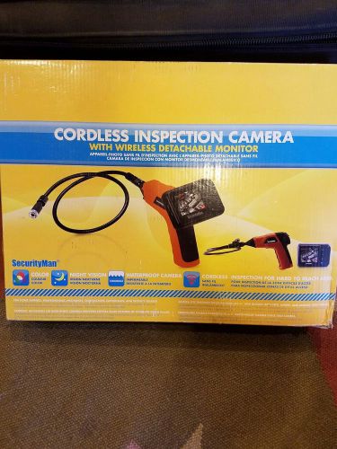 SecurityMan 17.0 mm Cordless Inspection Camera with Wireless Detachable Monitor