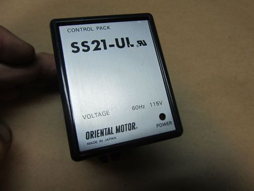 Oriental Motor SS21-UL Control Pack, Motor Controller 115V, 60Hz, for 115V Motor