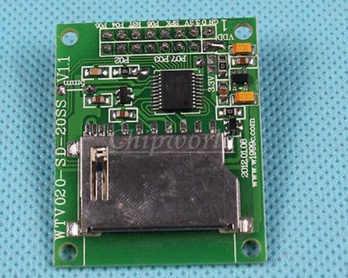 New wtv020-sd-20ss mp3 voice module u-disk audio player sd card voice module for sale