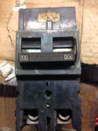 200 Amp Zinsco Breaker