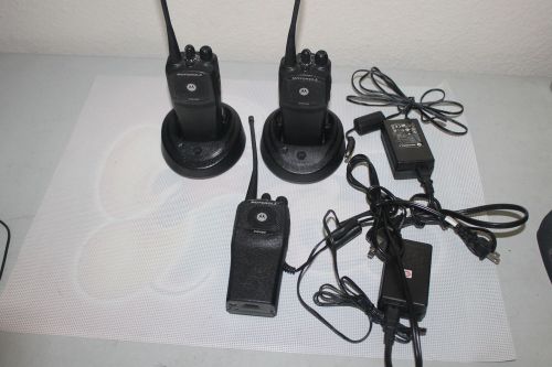Lot of 3 motorola pr400 radios aah65rdc9aa2an !!! for sale