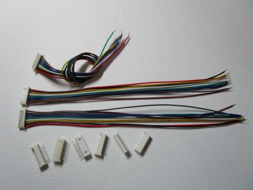 100 sets 1.25mm 9 pin male + female polarized connector with 28awg 5.9inch leads for sale