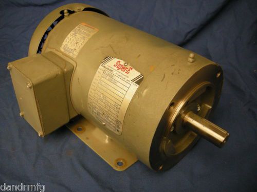 LIKE NEW SUPER E BALDOR EM3546T MOTOR 230/460 VOLTS 2.8/1.4 AMPS 1 HP 1750 RPM