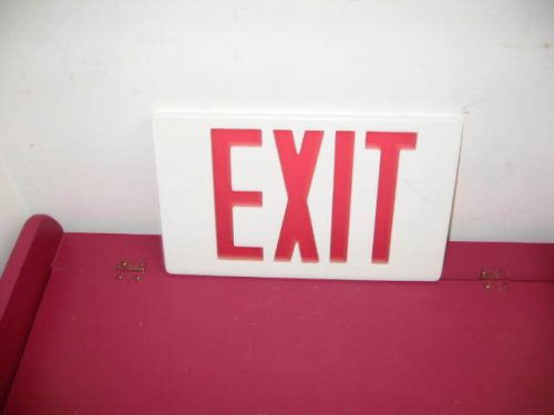 Plastic exit sign cover light box cover man cave teens room has arrows new for sale