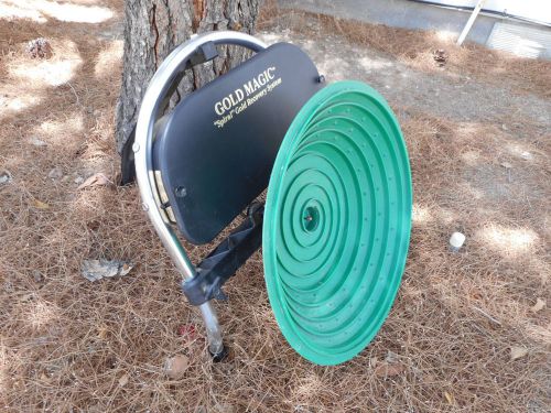 Gold magic 12-10 spiral gold panning wheel prospecting recovery 12v electric for sale