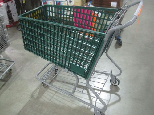 NEW large shopping carts - plastic basket, metal frame NEW!!!