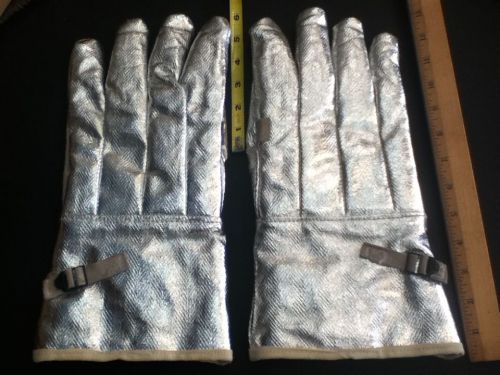 Proximity aluminized firefighter gloves dsa 100-69-c-1980 mens large in box for sale
