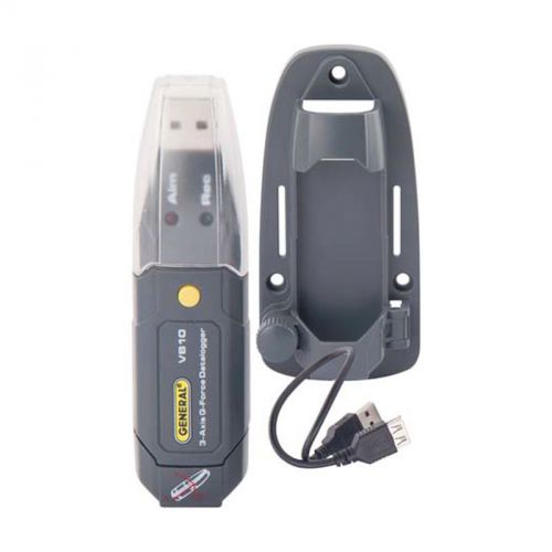 General Tools VB10 USB Vibration Acceleration Data Logger 3-Axis