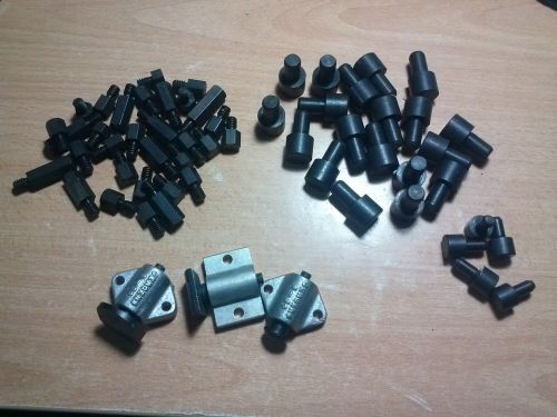 Carr Lane Rest Buttons - Lot of Many Different Includes Screw Type &amp; Spring Stop