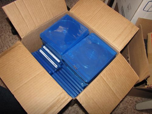 50- Empty Standard Blue-Ray Replacement  Elite Cases for Blu-Ray DVD Movies