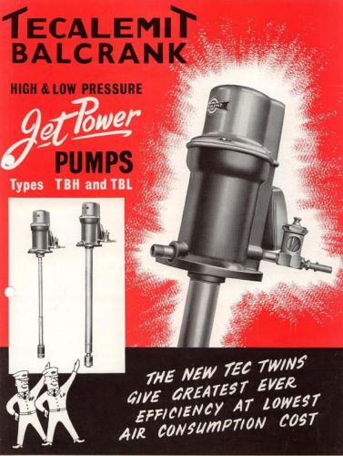 1957 Tecalemit Brochure, Balcrank pump