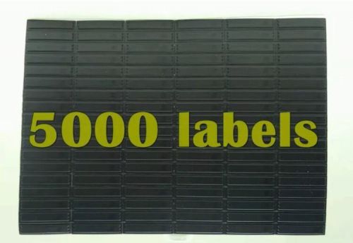 NEW 5000 pieces Tyco Sensormatic Ultra Strip ZLLFNSLE5 Security Labels BLACK