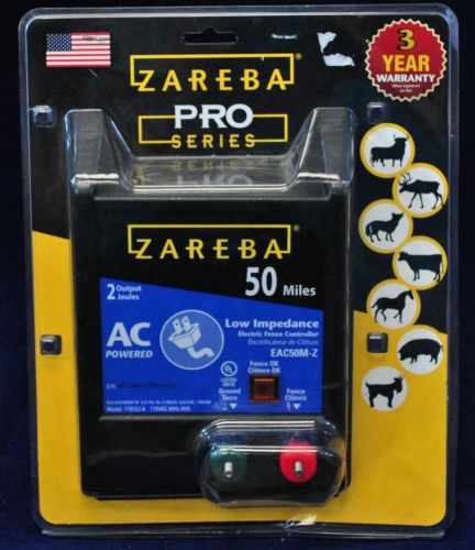 Zareba pro series electric fence controller 50 miles eac50m-z 115v2j-6 for sale