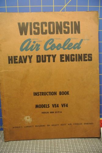 Wisconsin Air Cooled Engine Instruction Manual