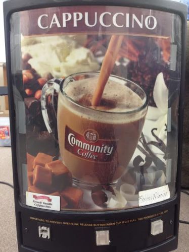 Three flavor specialty cappuccino beverage dispenser for sale