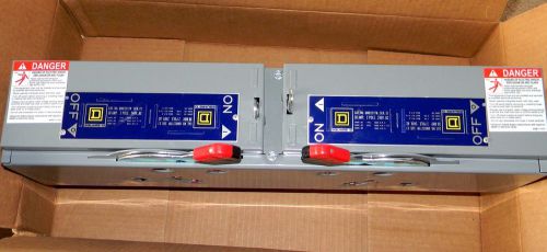 Square d schneider qmb221tw 30 amp 240 volt fusible panelboard switch dual /twin for sale
